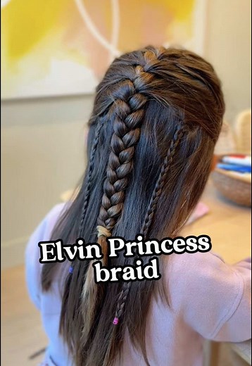 Elvin Princess Hair Tutorial: French and Three Strand Braids