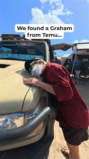 We ordered a Graham Cahill from Temu and this is what we got... Maybe 1 of him is enough... #4wd247 #offgrid #touring #camping | 4WD 24/7