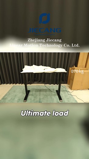Lifting desk static load test and dynamic load test.#liftingdesk #JIECANG #standingdesk #businessdesk #desksolution