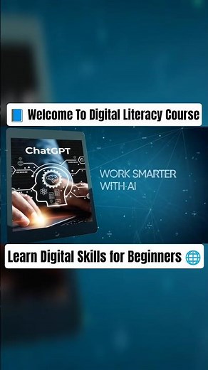 📘 Welcome To Digital Literacy Course | Learn Digital Skills for Beginners 🌐