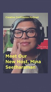 Mina’s already hosted her first episode of the Creative Confidence Podcast, but if you haven’t met her yet, this quick conversation with IDEO CEO Derek Robson is the perfect intro. Hear what drives her, what creative confidence means to her, and what she’s hoping to bring to the mic. | IDEO U