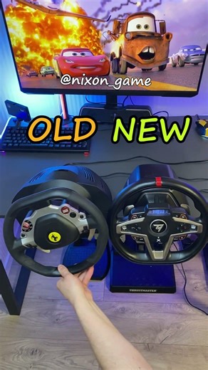 THRUSTMASTER OLD vs NEW #simracing #steeringwheel #thrustmastert248 #thrustmastert300
