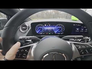 MERCEDES-BENZ EQA – How to Navigate the Instrument Cluster Display