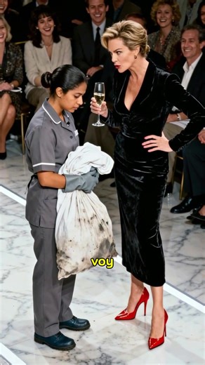 When the cleaner steps onto the catwalk, who shatters first? #PlotTwist #WorkingClass #SatisfyingRead #Story