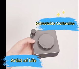 Retractable Clothesline Indoor & Outdoor – 16.8 Ft Non-Sagging Heavy-Duty Stainless Steel Clothes Line for Apartments, Bathrooms, Balconies & RV Walls, Space-Saving Laundry Line