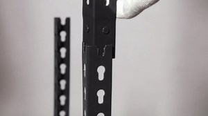 Prilinex Heavy Duty Storage Shelves 40" W x 20" D x 60" H - 4-Tier Adjustable Metal Garage Shelving Unit, Standing Utility Shelf Racks for Pantry Warehouse Kitchen, Black