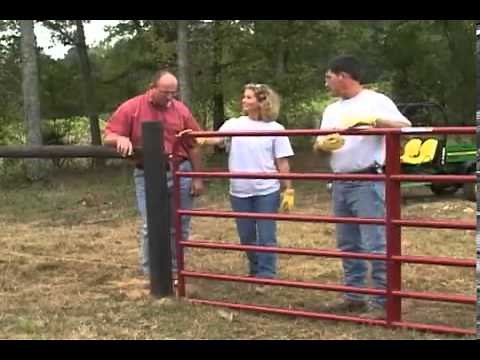 How to Hang a Metal Field Gate