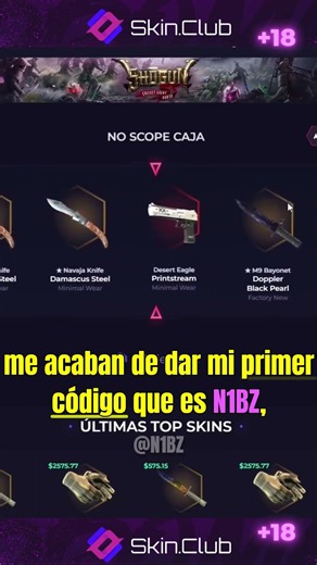 Skins FACHERAS with UPGRADE #esports #cs2 #n1bz