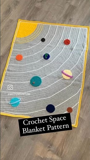 Crochet Space Blanket - The Perfect Gift For Galaxy Lovers!