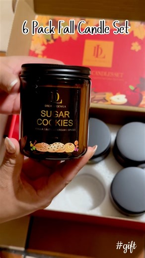 Watch Fall Scented Candles Set on Amazon Live