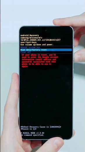 How to hard reset samsung phone