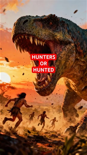 Prehistoric Life - Humans Being Hunted By Prehistoric Beasts #shorts