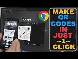 FREE QR Codes In Seconds With Google Chrome!