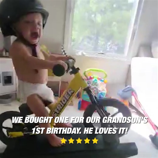 Discover the hype behind our 2-in-1 Rocking Bikes! Start your tiny shredder rocking & rolling at just 6 months – no training wheels needed. 🚲 | Strider Bikes