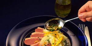 Fruity salsa for smoked meat