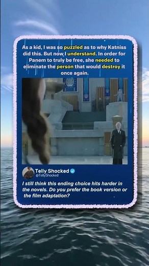 The Huge Book & Movie Difference In Katniss’s Final Shot! 🏹 #Film #BookAnalysis