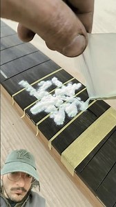 OH.. Okay 😂 #luthier #guitar #guitarneck #fix #graphics #glowinthedark #brunoduprat #funny #design