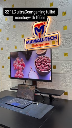 MicMau-Tech Enterprises on Instagram: "Size:: 32” LG ultraGear frameless monitor Resolution , 1920 x 1080 (FHD) Refresh Rate: 165Hz. Response Time:1ms MBR. Color/Contrast: 3000:1 contrast ratio, 300 cd/m² brightness, 95% sRGB. Adaptive Sync: AMD FreeSync Premium and NVIDIA G-SYNC Compatible. Connectivity: 2x HDMI 2.0, 1x DisplayPort 1.4, Headphone out. Adjustability: Tilt and Height adjustment, VESA 100 x 100 mm. Features: Black Stabilizer, Dynamic Action Sync, Crosshair, HDR10. Price :370k"