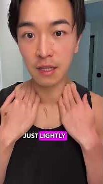 How to do lymphatic drainage massage for your eye bags ? #lymphaticdrainage #eyebagsremedy