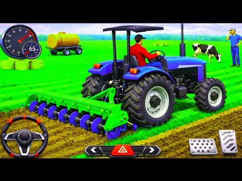 Heavy Tractor Field Work 🚜 Modern Farming Gameplay | Android Gameplay