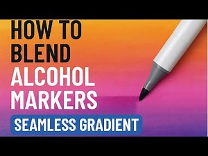 Alcohol Marker Blending Made Easy | Seamless Gradient How-To