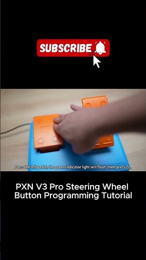 PXN V3 Pro Steering Wheel Button Programming Tutorial. #shorts
