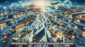 What is the difference between allocative efficiency and productive efficiency?