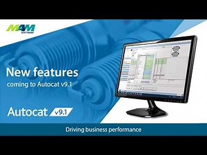 New Autocat Features in Update v9.1 | MAM Software