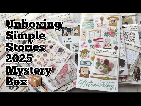 COME SEE! Unboxing Simple Stories 2025 Mystery Box