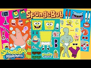 SpongiBob Character Stcker Book 🧽 스폰지밥 캐릭터 스티커 꾸미기