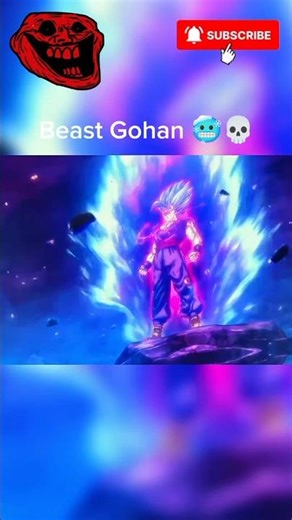 Beast Gohan transformation #goku #Gohan #dragonball #anime #shorts