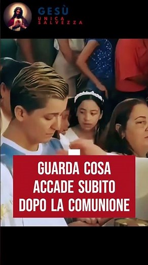 Watch what happens immediately after Communion #eucharist #holymass #host
