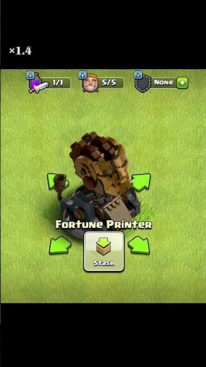 “New Fortune Printer Decoration in CoC! ✨ Full Showcase & Animation