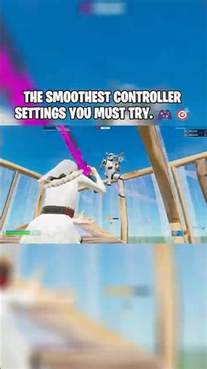 THE SMOOTHEST CONTROLLER SETTINGS YOU MUST TRY 🤩🎯 #fortnite #fyp