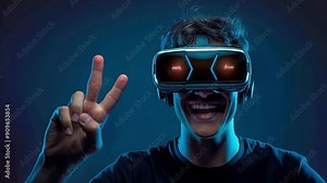 Dedicated users donning VR headsets and engaging with the virtual environment while savoring an intense virtual reality experience.