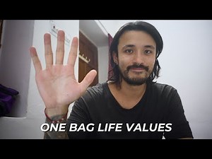 The 5 core values I adapted, since I started pursuing a One Bag Life