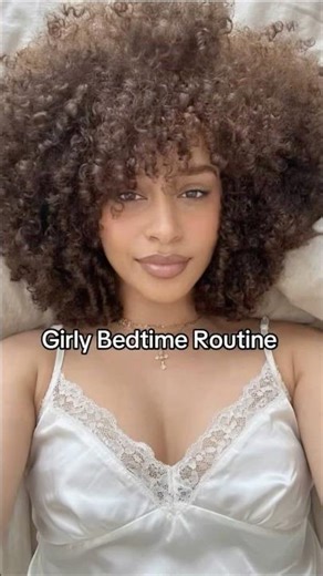 Girly bedtime routine