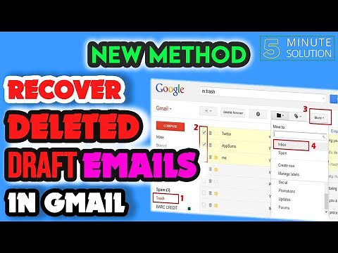 How to recover deleted draft emails in Gmail 2025 [EASY]