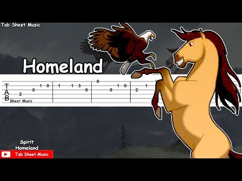Spirit: Stallion of the Cimarron - Main Theme (Homeland) Guitar Tutorial
