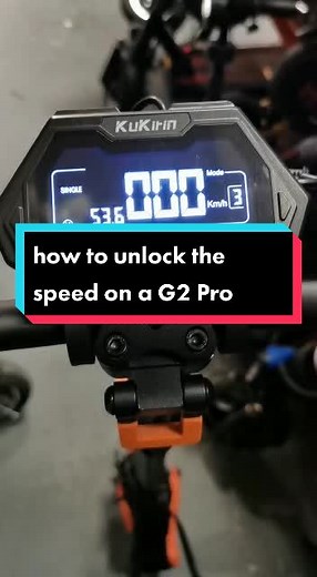 how to unlock the speed on a Kugoo G2 Pro (orange model). #scooter #escooter #howto #diy #speed #fast #tips #electricscooter #kugoo