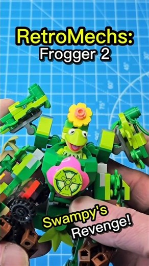 I built a LEGO Frogger RetroMech!