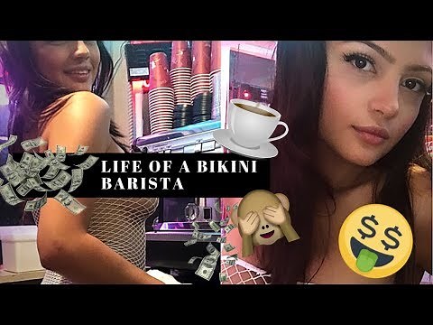 DAY IN THE LIFE OF A BIKINI BARISTA 👙☕ | DO BIKINI BARISTAS MAKE MORE THAN STRIPPERS?! 💸💸 VLOG