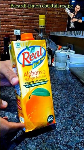 Bacardi Limon cocktail recipe #reels #cocktail #cocktail #cocktail bar #drink
