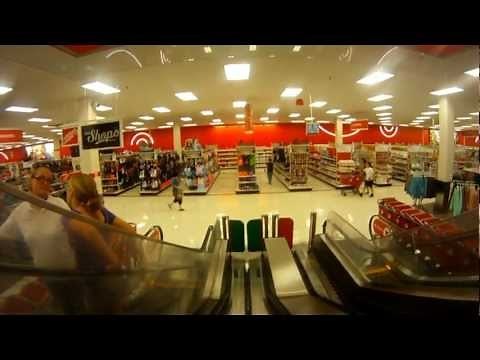 POV: Target Cart Escalator Going Up
