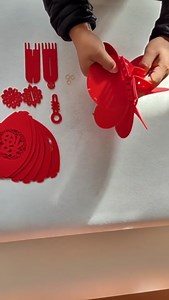 2025 Chinese New Year Lanterns Decorations,Chinese Spring Festival Paper Lanterns,Lucky Red Fu 3D Felt Puzzle Lunar New Year Lanterns Chinese Celebration Lantern Hanging Decorative (English-FU)
