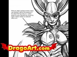 How to draw a cyborg, step by step