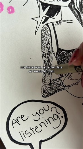 Yk what i mean #multimediaart #drawingprocess #sketchbook | draw