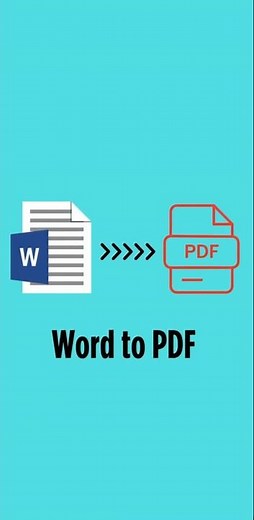 Convert Word File to PDF on Mobile Online🔥 Quickly Convert DOCX to PDF