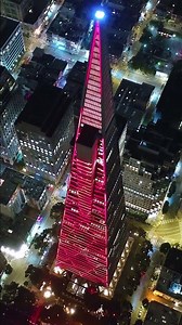 The new-look Transamerica Pyramid ($400 million renovation)!!! 🌉✨
