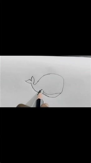 draw a dolphin 🐬#drawing #shortsviral #beginnerarttips